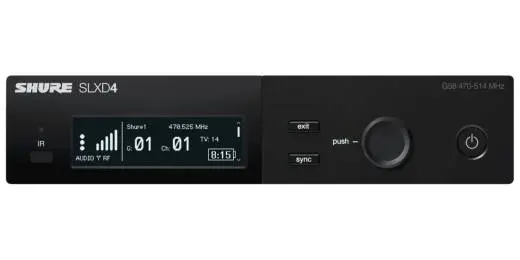 Shure - SLXD4 Digital Wireless Receiver: J52