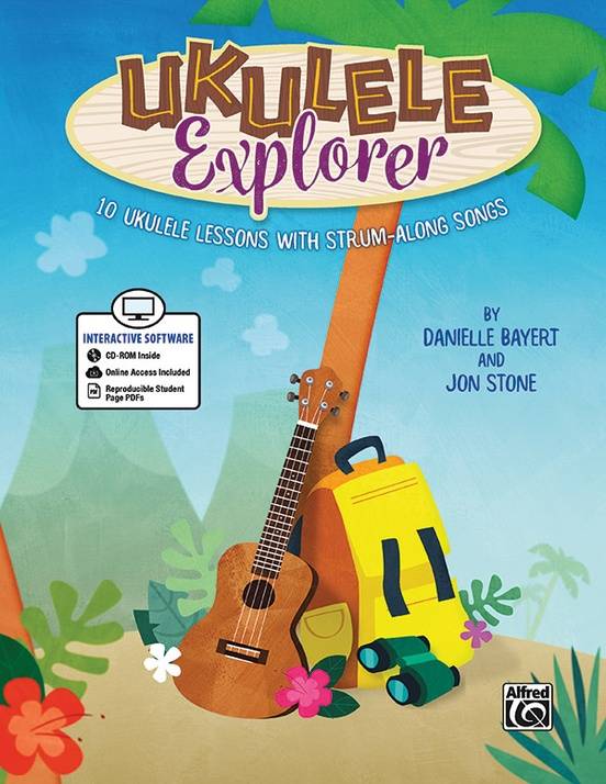 Ukulele Explorer (10 Ukulele Lessons with Strum-Along Songs) - Bayert/Stone - Interactive Software - CD-ROM