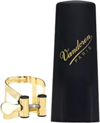 Vandoren - Masters M/O Bb Clarinet Ligature & Cap - Gold