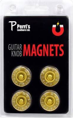 Volume & Tone Guitar Knob Fridge Magnets - Gibson Gold