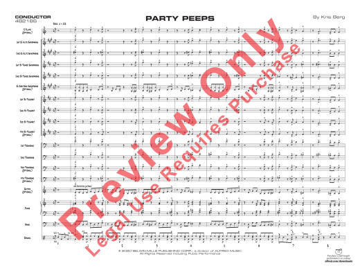 Party Peeps - Berg - Jazz Ensemble - Gr. 2.5