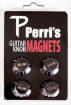 Perris Leathers Ltd - Volume & Tone Guitar Knob Fridge Magnets - Fender Black