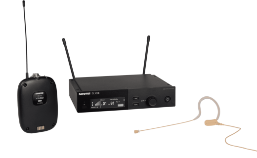 Shure - SLXD14 Digital Wireless System with MX153T Earset Microphone - J52