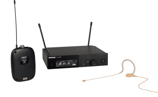 Shure - SLXD14 Digital Wireless System with MX153T Earset Microphone - J52