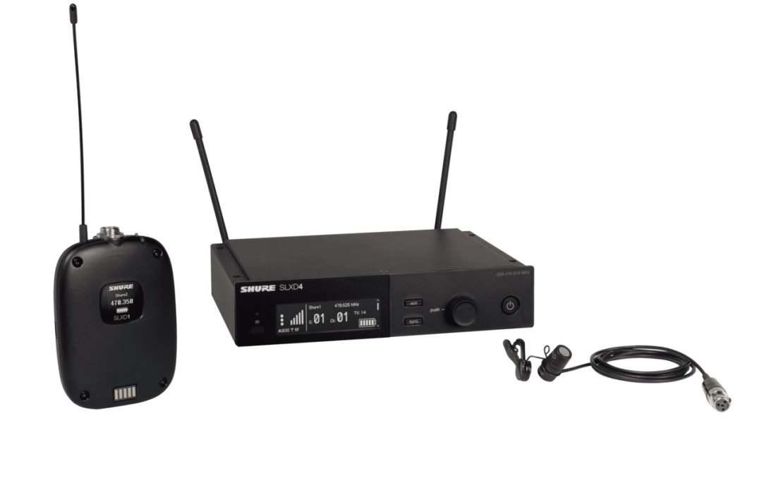 SLXD14/85 Digital Wireless System with WL185 Lavalier Microphone - H55