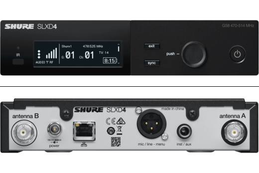 SLXD14/85 Digital Wireless System with WL185 Lavalier Microphone - G58