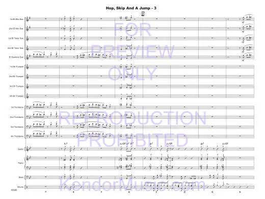 Hop, Skip And A Jump - Beach - Jazz Ensemble - Medium Easy