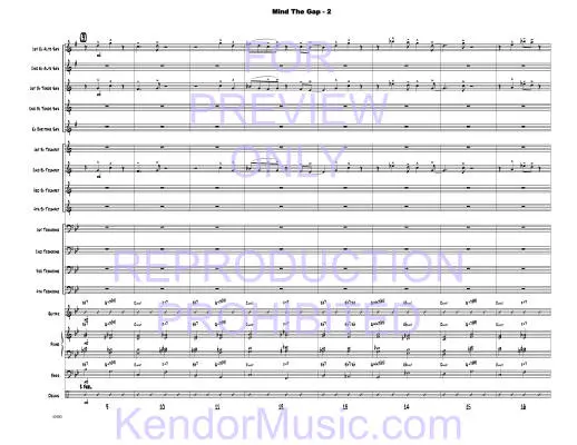 Mind The Gap - Shutack - Jazz Ensemble - Gr. Medium