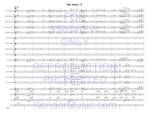 The Jones - McNeill - Jazz Ensemble - Gr. Medium Advanced