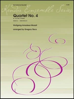 Kendor Music Inc. - Quartet No. 4 (K. 157, Mvt. 3 Presto) - Mozart/Sisco - Saxophone Quartet