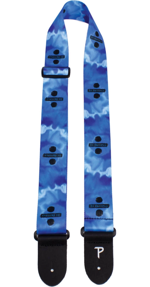 2\'\' Ed Sheeran Division Guitar Strap - Tie Dye