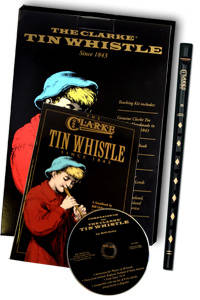 Clarke Tinwhistles - Tin Whistle Gift Set with CD/MP3
