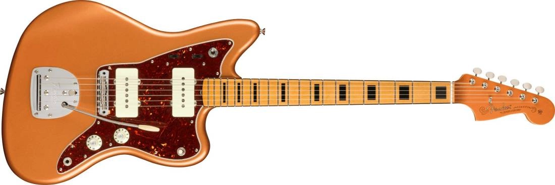 Troy Van Leeuwen Jazzmaster, Bound Maple Fingerboard - Copper Age