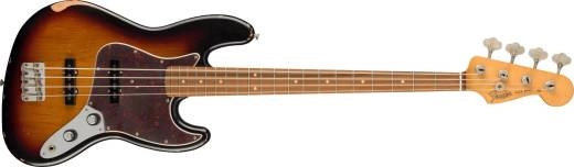 60th Anniversary Roadworn \'60s Jazz Bass, Pau Ferro Fingerboard - 3-Tone Sunburst