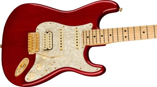 Tash Sultana Stratocaster, Maple Fingerboard - Transparent Cherry