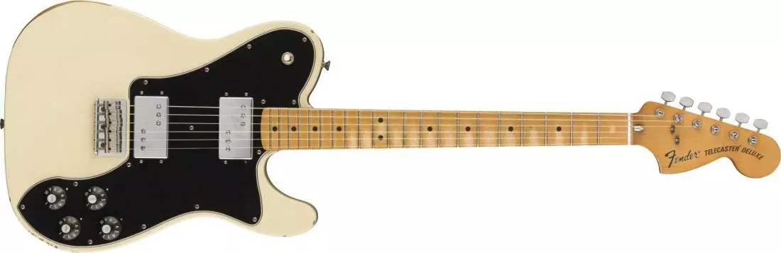 Road Worn \'70s Telecaster Deluxe, Maple Fingerboard - Olympic White