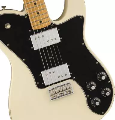 Road Worn \'70s Telecaster Deluxe, Maple Fingerboard - Olympic White