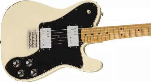 Road Worn \'70s Telecaster Deluxe, Maple Fingerboard - Olympic White
