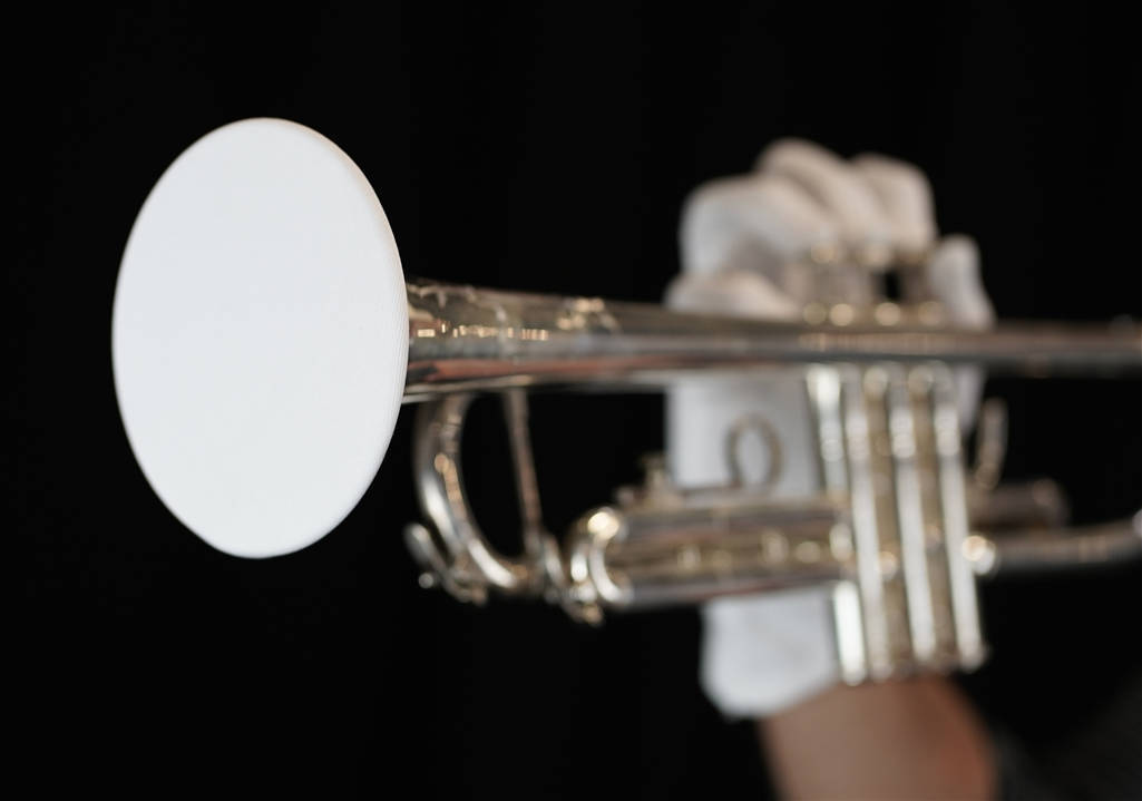 8\'\' Trombone Bell Cover - White