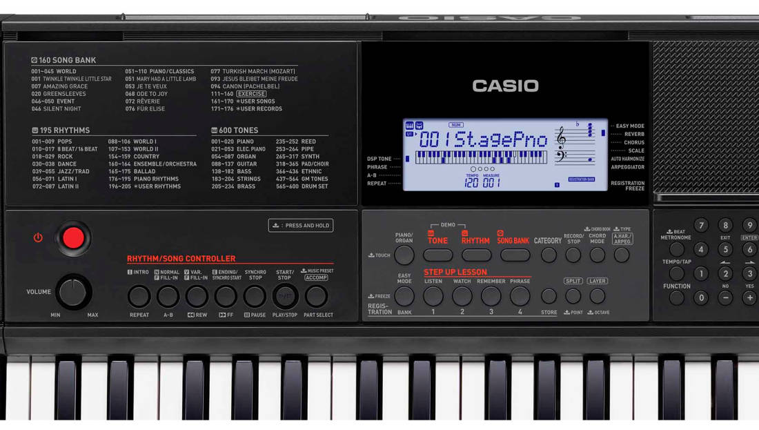 Casio CTX700 61Key Portable Keyboard Long & McQuade