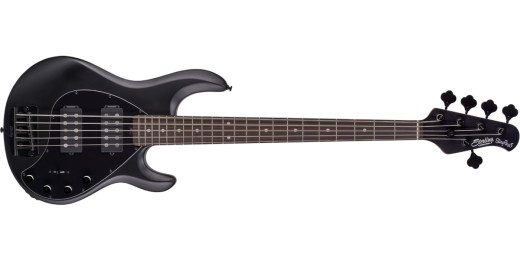 Sterling by Music Man - StingRay Ray35HH 5-String Bass - Stealth Black