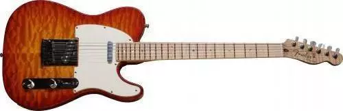 Fender Custom Shop 2012 Deluxe Telecaster - Faded Cherry Sunburst - Maple Neck