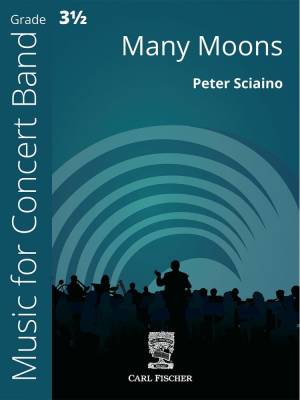 Carl Fischer - Many Moons - Sciaino - Concert Band - Gr. 3.5