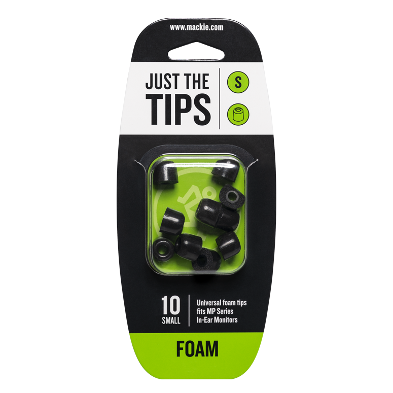Foam Tips for MP Series In-Ear Headphones (10/Pack) - Small