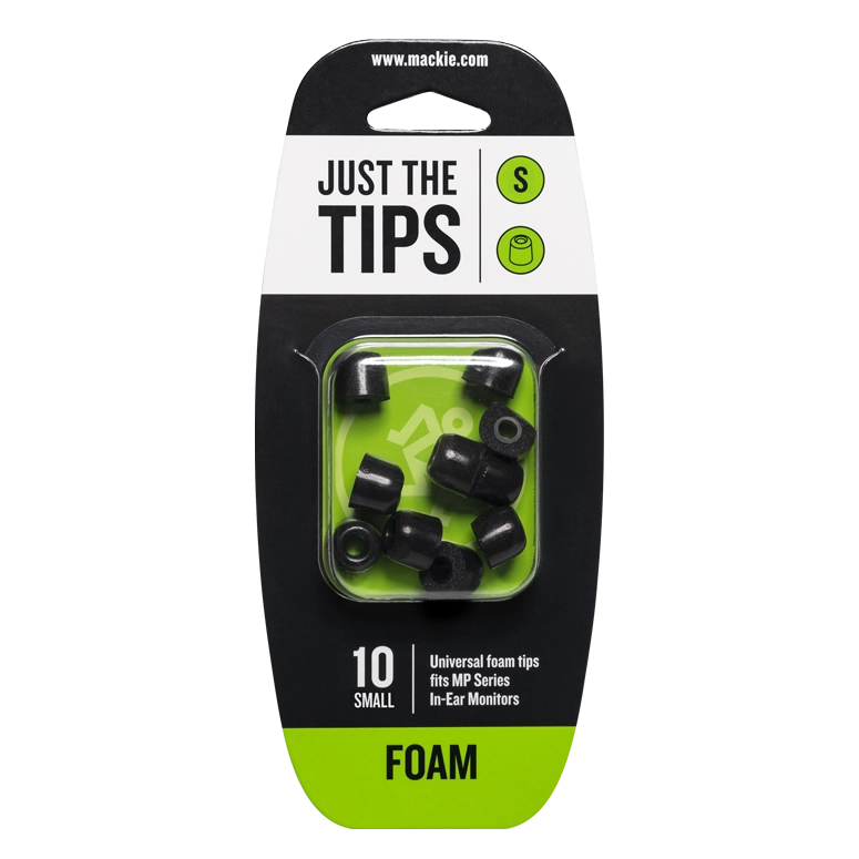 Foam Tips for MP Series In-Ear Headphones (10/Pack) - Small