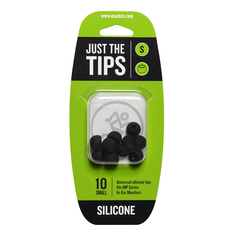 Silicone Tips for MP Series In-Ear Headphones (10/Pack) - Small