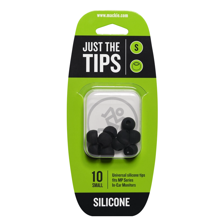 Silicone Tips for MP Series In-Ear Headphones (10/Pack) - Small