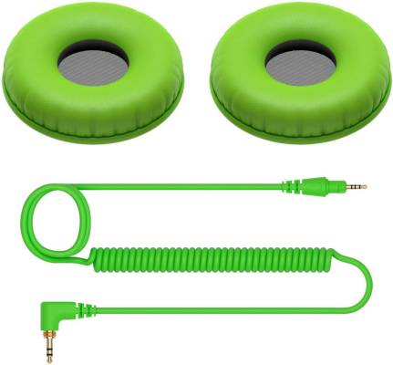 Ear Pads & Cord for HDJ-CUE1 - Green