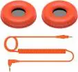 Pioneer DJ - Ear Pads & Cord for HDJ-CUE1 - Orange