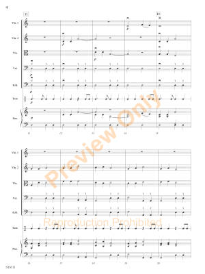 A Medieval Carol (Personet Hodie) - Denney - String Orchestra - Gr. 2
