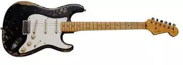 Fender Custom Shop -1956 Heavy Relic Stratocaster - Black - Maple Neck