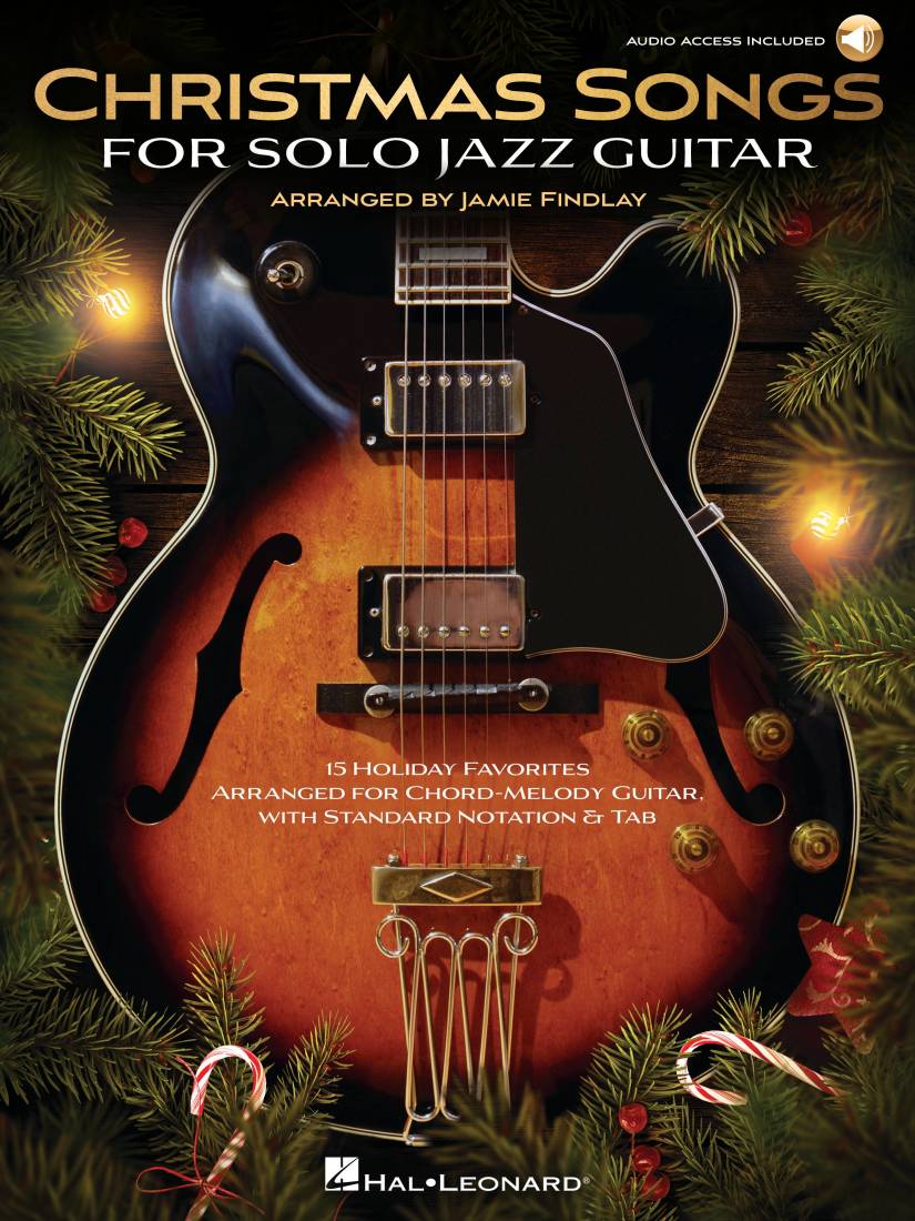 Christmas Songs for Solo Jazz Guitar - Findlay - Guitar - Book/Audio Online