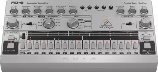 RD-6 Analogue Drum Machine - Silver