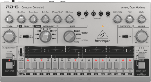 Behringer - RD-6 Analogue Drum Machine - Silver