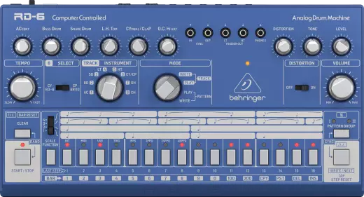 Behringer - RD-6 Analogue Drum Machine - Blue