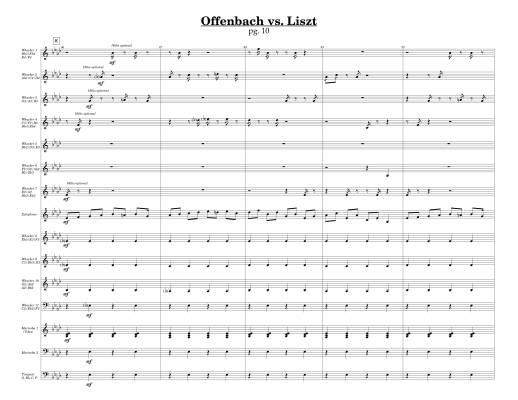 OffenBach vs. Liszt - Brooks - Boomwhackers/Percussion