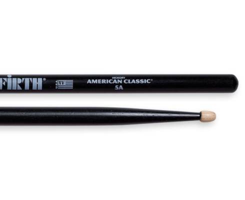 Vic Firth - 5A American Classic (Hickory/Wood Tip) - Black