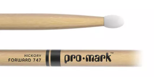 Promark - 747 Nylon Tip Hickory Sticks