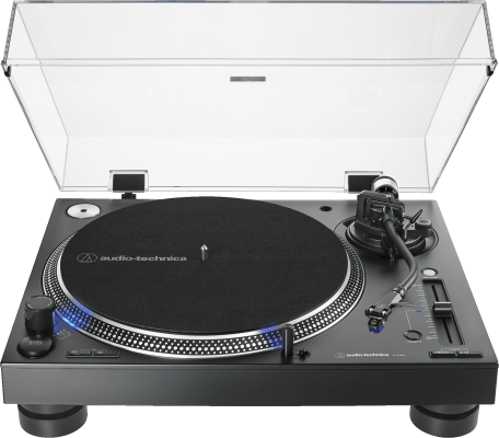 Audio-Technica - AT-LP140XP Direct Drive Professional DJ Turntable - Black