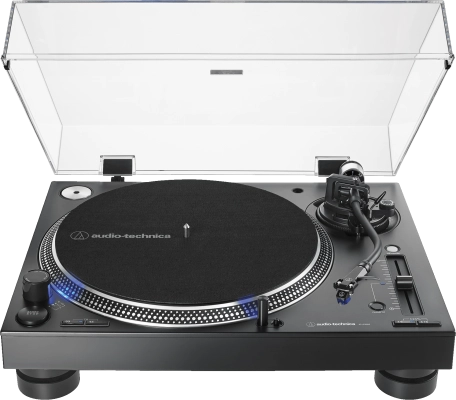 Audio-Technica - AT-LP140XP Direct Drive Professional DJ Turntable - Black