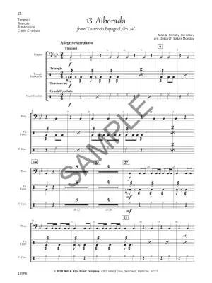 Symphony Performance Folio - Monday - Percussion - Book