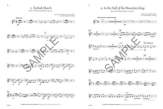 Symphony Performance Folio - Monday - Eb Alto Saxophone - Book