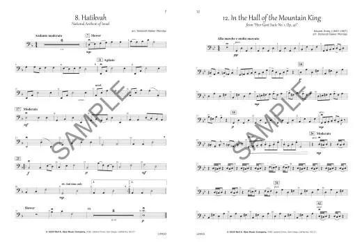 Symphony Performance Folio - Monday - Cello - Book