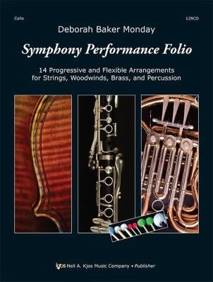Kjos Music - Symphony Performance Folio - Monday - Cello - Book