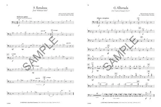 Symphony Performance Folio - Monday - String Bass - Book