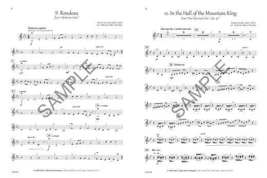 Symphony Performance Folio - Monday - 2nd Violin - Book